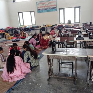 Empowering Rural Women Through Free Sewing Training in Shahjahanpur girls and women. Around 50 trainees appeared for the skill assessment exam and were honored with certificates and awards.