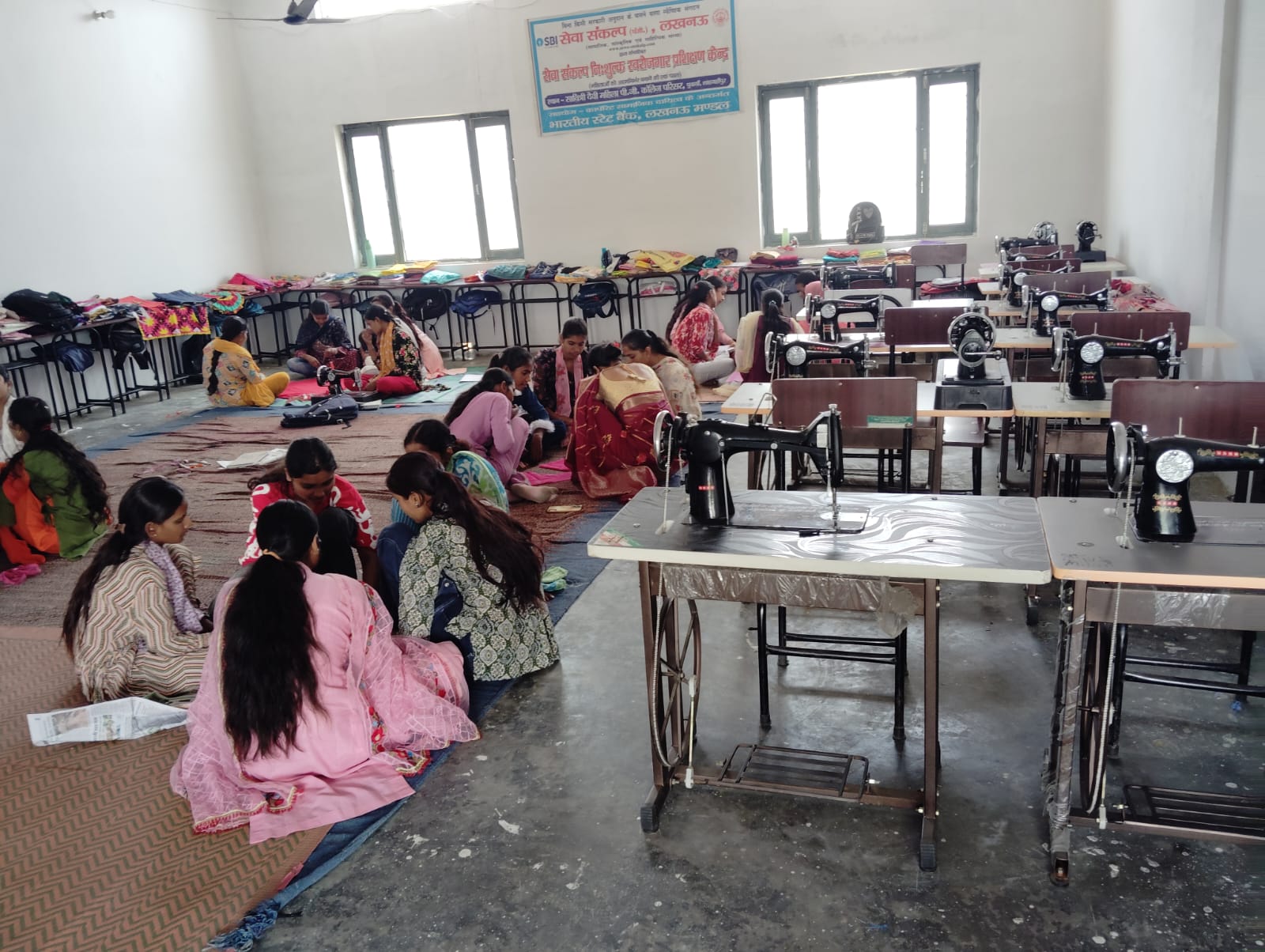 Empowering Rural Women Through Free Sewing Training in Shahjahanpur girls and women. Around 50 trainees appeared for the skill assessment exam and were honored with certificates and awards.
