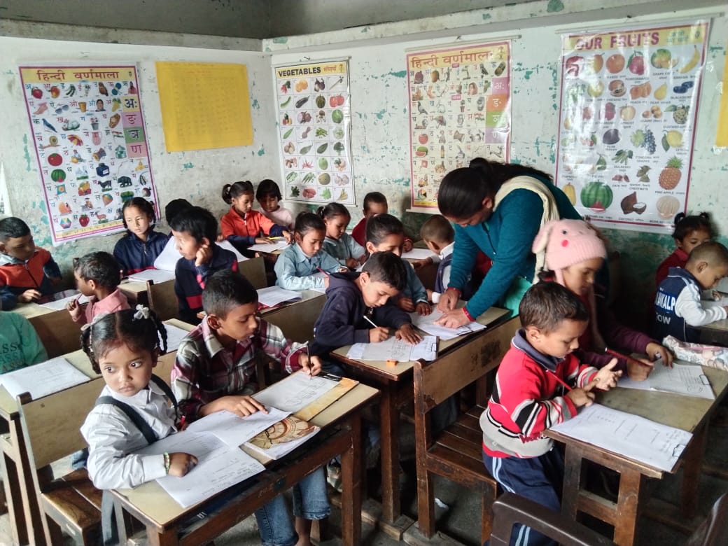 Scholarship Examination at Devbhoomi Public School conducted by Sewa Sankalp